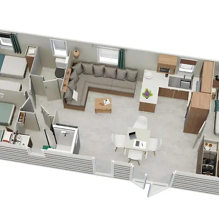 Dağ evi Neuf 40 M2 Confort Avec Piscine Proche Des Plages Et